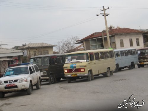اعزام مردم شهرستان گمیشان برای استقبال از رئیس جمهور
