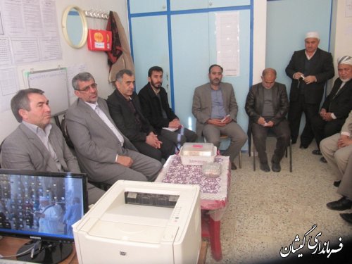 بازدید سرزده فرماندار گمیشان بهمراه مدیرکل آموزش وپرورش استان گلستان از مدارس گمیشان
