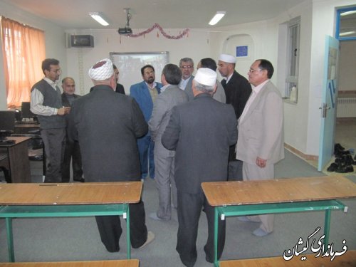 بازدید سرزده فرماندار گمیشان بهمراه مدیرکل آموزش وپرورش استان گلستان از مدارس گمیشان
