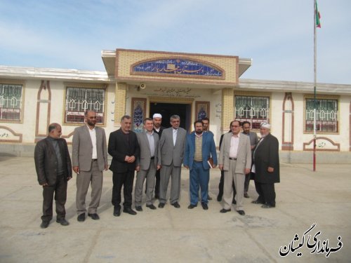 بازدید سرزده فرماندار گمیشان بهمراه مدیرکل آموزش وپرورش استان گلستان از مدارس گمیشان