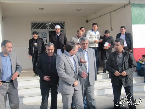 بازدید سرزده فرماندار گمیشان بهمراه مدیرکل آموزش وپرورش استان گلستان از مدارس گمیشان