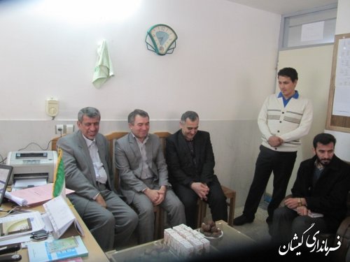 بازدید سرزده فرماندار گمیشان بهمراه مدیرکل آموزش وپرورش استان گلستان از مدارس گمیشان