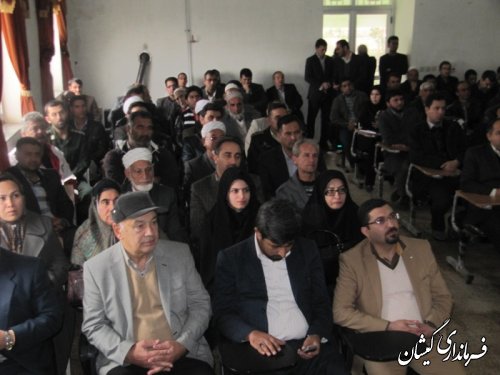 آیین تودیع ومعارفه بخشدار بخش گلدشت شهرستان گمیشان برگزار شد