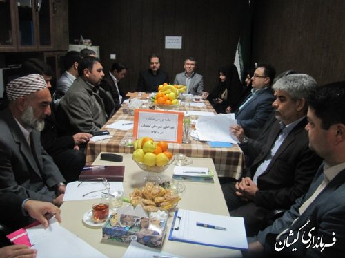 جلسه بررسی عملکرد شوراهای شهرستان گمیشان