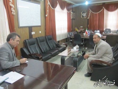 دیدار چهره به چهره فرماندار گمیشان بامردم شهرستان