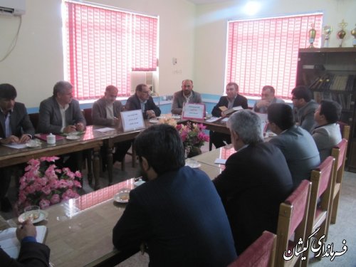 جلسه مشترک شورای آموزش وپرورش وشورای پشتیبانی سواد آموزی شهرستان برگزارشد