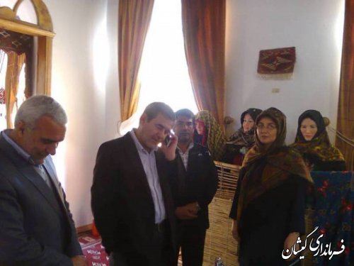 بازدید معاون صنایع دستی سازمان میراث فرهنگی،صنایع دستی وگردشگری کشور از موزه مردم شناسی گمیشان
