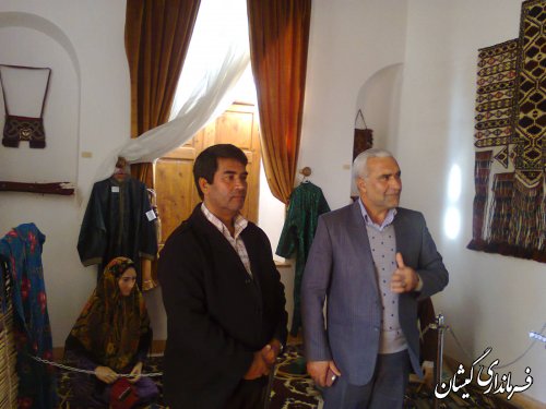 بازدید معاون صنایع دستی سازمان میراث فرهنگی،صنایع دستی وگردشگری کشور از موزه مردم شناسی گمیشان