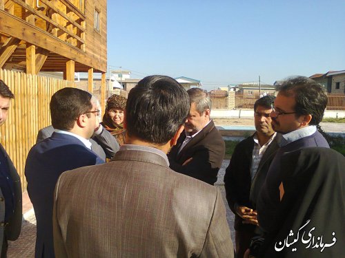 بازدید معاون صنایع دستی سازمان میراث فرهنگی،صنایع دستی وگردشگری کشور از موزه مردم شناسی گمیشان