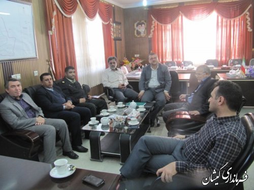 فرماندارگمیشان : دقت در ثبت وقایع چهارگانه ضامن برنامه های کیفی استان وشهرستان است .