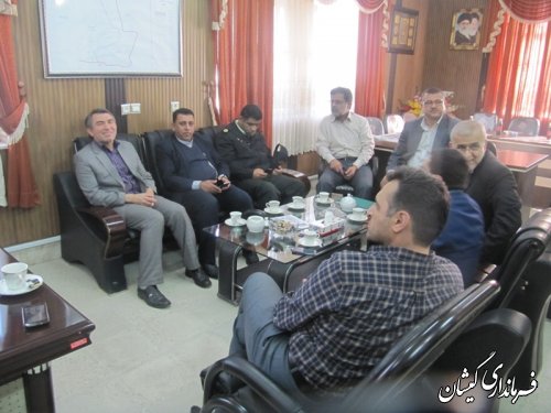 فرماندارگمیشان : دقت در ثبت وقایع چهارگانه ضامن برنامه های کیفی استان وشهرستان است .