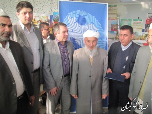 افتتاح اولین دفتر پیشخوان خدمات روستایی ثبت احوال گلستان درگمیشان