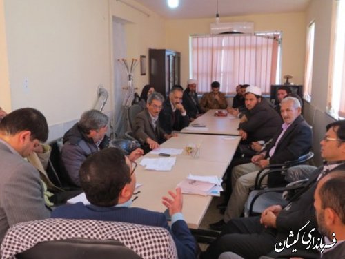کارگاه آموزشی اعضای شورای اسلامی روستاهای بخش گلدشت شهرستان گمیشان