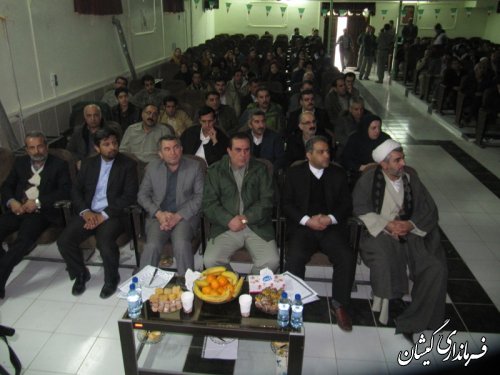 حضور فرماندار گمیشان در همایش روز جهانی تالا ب بین المللی شهرستان گمیشان