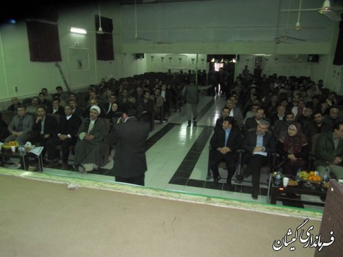 حضور فرماندار گمیشان در همایش روز جهانی تالا ب بین المللی شهرستان گمیشان