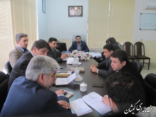 جلسه شورای ترافیک شهرستان گمیشان برگزار شد