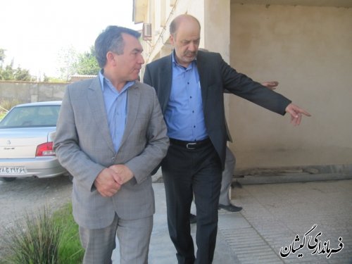 دیدار مدیرکل دامپزشکی استان با فرماندار گمیشان