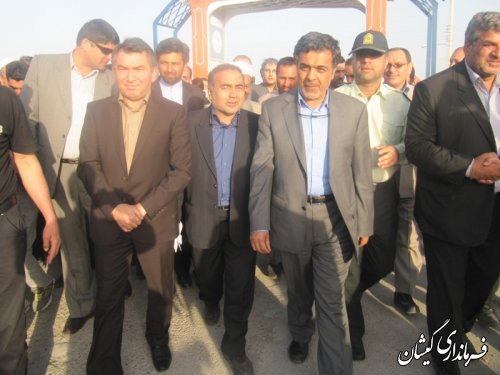 افتتاح پروژه 390واحدی مسکن مهر گمیشان با حضور معاون بنیاد مسکن کشور
