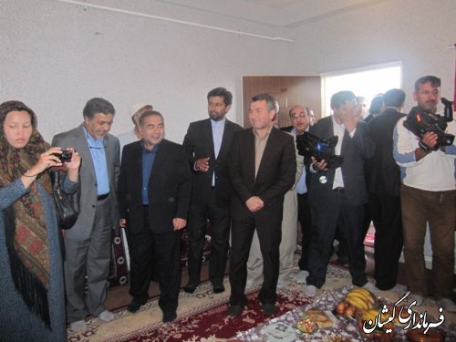 افتتاح پروژه 390واحدی مسکن مهر گمیشان با حضور معاون بنیاد مسکن کشور