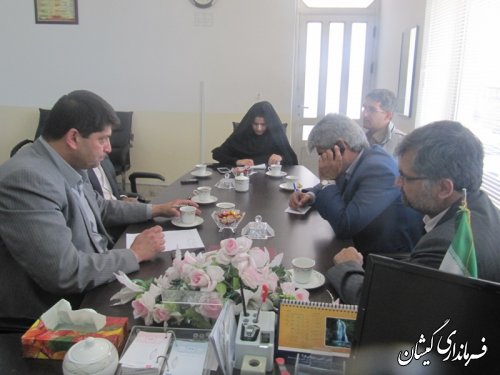 جلسه هماهنگی همایش شوراهادر شهرستان گمیشان برگزار شد