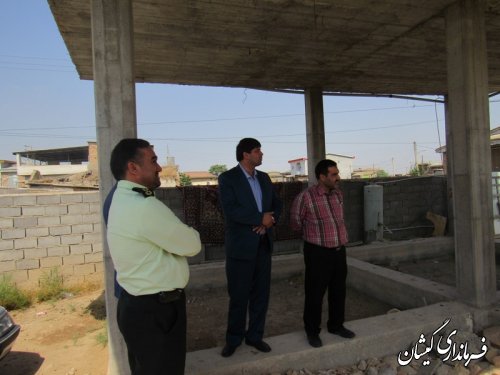 دیدار بخشدار گلدشت با خانواده های بی سرپرست تحت پوشش کمیته امداد شهرستان گمیشان