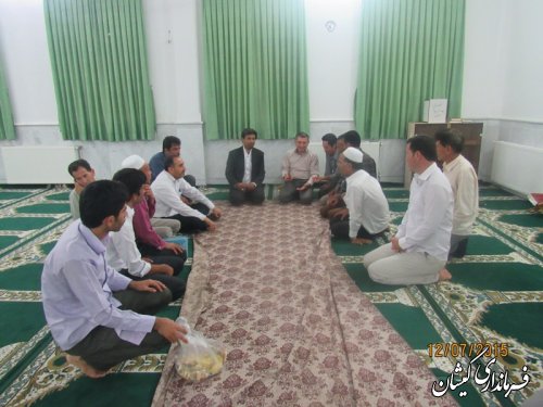 بررسی مشکلات روستاهای بخش مرکزی با حضور فرماندار گمیشان
