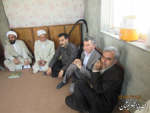 بازدید فرماندار گمیشان از منازل ایتام ونیازمندان تحت حمایت کمیته امداد شهرستان