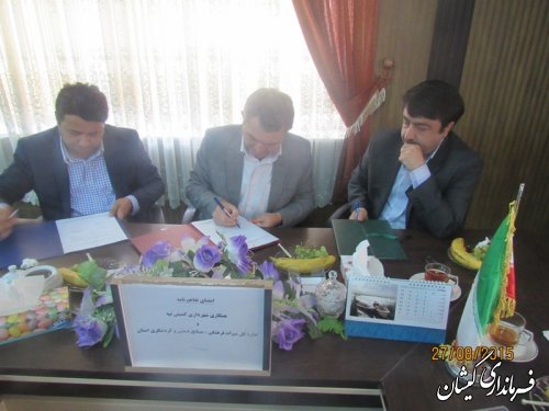 امضای تفاهم نامه همکاری شهرداری گمیش تپه با اداره کل میراث فرهنگ،صنایع دستی وگردشگری استان