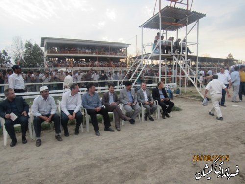 تشویق وحمایت ویژه فرماندار گمیشان از مالکان سوارکاری در شهرستان