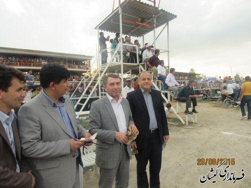 تشویق وحمایت ویژه فرماندار گمیشان از مالکان سوارکاری در شهرستان