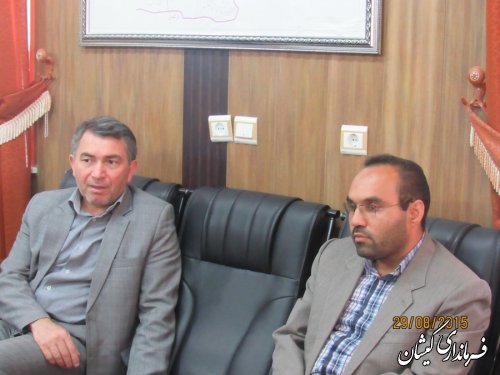 رئیس دادگستری شهرستان با فرماندار دیدار کرد