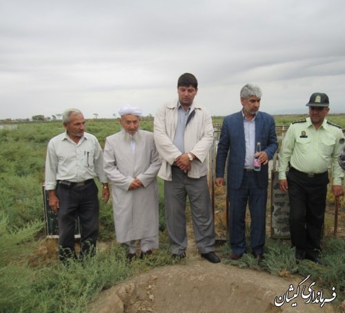 مراسم غبارروبی شهدای روستای آرخ بزرگ بخش گلدشت برگزار شد