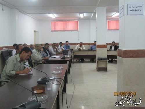 جلسه ستاد ساماندهی سواحل و هماهنگ سازی نمایشگاه موزه بازفرهنگ ترکمن  برگزار شد