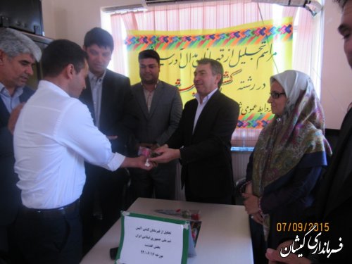 از قهرمانان مدال آور کشتی آلیش سیمین شهر تجلیل شد