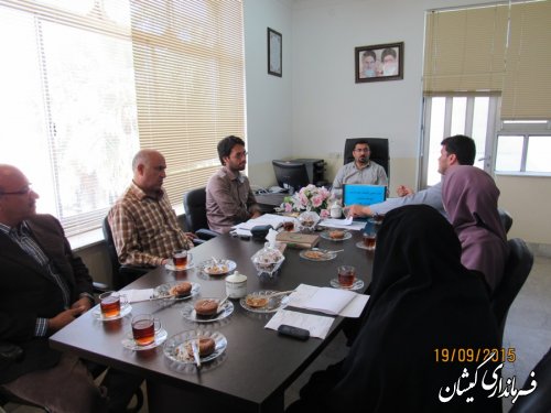 جلسه انجمن کتابخانه های عمومی شهرستان گمیشان برگزار شد
