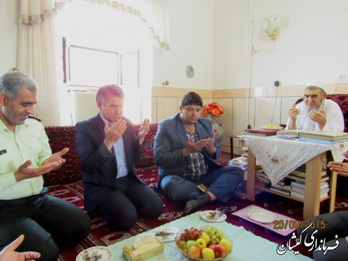 فرماندار گمیشان با امام حمعه سیمین شهر دیدار وگفتگوکرد