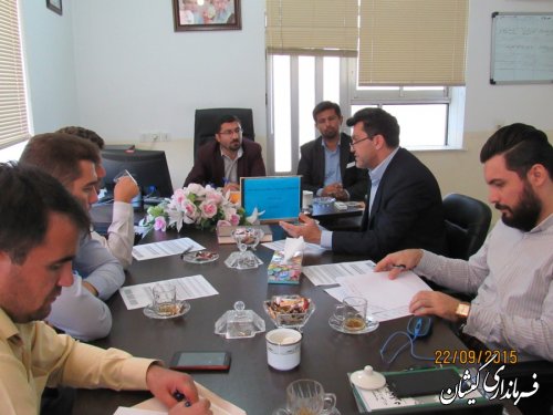 جلسه هماهنگی آزمون دوره ای وسایل توزین و سنجش سبک شهرستان گمیشان برگزار شد