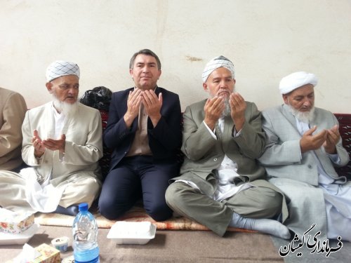 فرماندار گمیشان در مراسم تشییع جان باختگان حادثه منا شهرستان گنبد حضور یافت