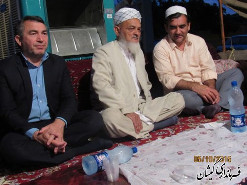 فرماندار گمیشان با خانواده فرماندار شهرستان ترکمن دیدار و دلجویی کرد