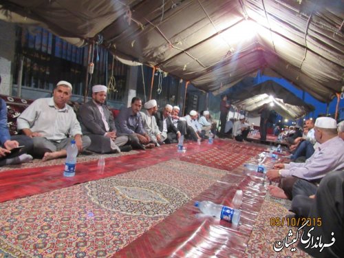فرماندار گمیشان با خانواده فرماندار شهرستان ترکمن دیدار و دلجویی کرد