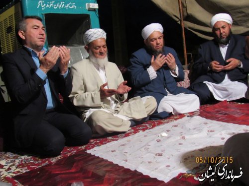 فرماندار گمیشان با خانواده فرماندار شهرستان ترکمن دیدار و دلجویی کرد