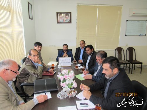 برگزاری جلسه ستاد جهیزیه شهرستان گمیشان