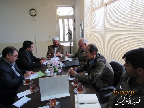برگزاری جلسه ستاد جهیزیه شهرستان گمیشان