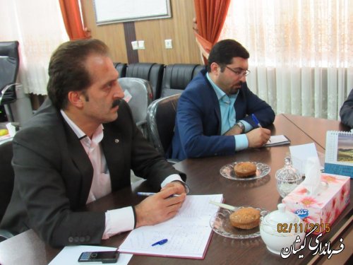 سومین جلسه هماهنگی انتخابات شهرستان های غرب استان برگزار شد