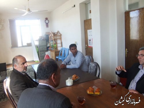 بخشدار مرکزی از روستای خواجه نفس بازدید کرد