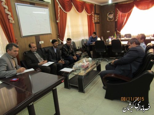 جلسه بررسی طرح هادی روستای دهنه برگزار شد