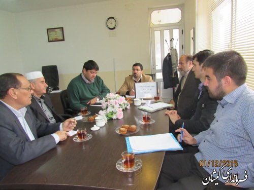هشتمین جلسه ستاد انتخابات شهرستان گمیشان برگزار شد
