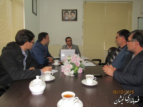 پنجمین جلسه کمیته اطلاع رسانی ستاد انتخابات شهرستان گمیشان برگزار شد