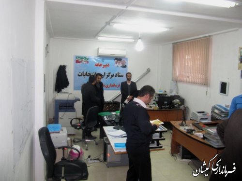 پانزدهمین جلسه ستاد انتخابات شهرستان گمیشان برگزار شد
