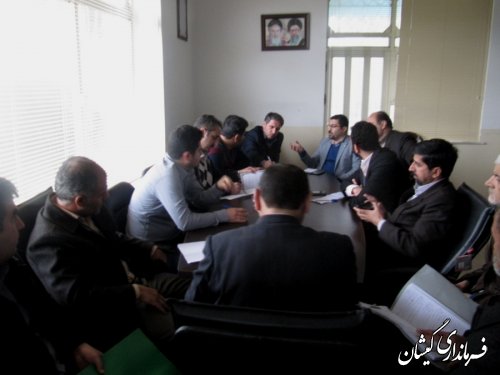 پانزدهمین جلسه ستاد انتخابات شهرستان گمیشان برگزار شد